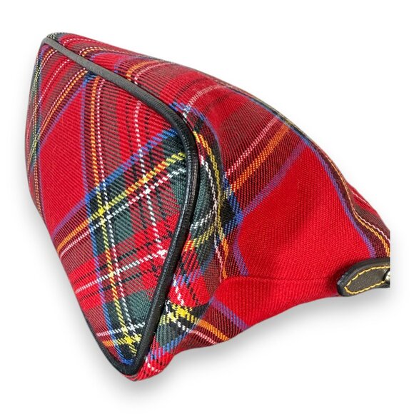 Dooney & Bourke Mini Windsor Cotton Tartan Dome Satchel w/ Crossbody Strap New - Picture 7 of 9